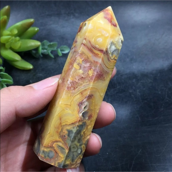 Beautiful Agate ✨Charged✨ gemstone tower - Picture 3 of 5